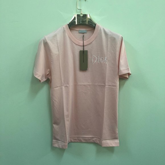 Dior Christian Embroidery Men Oaj Pink 